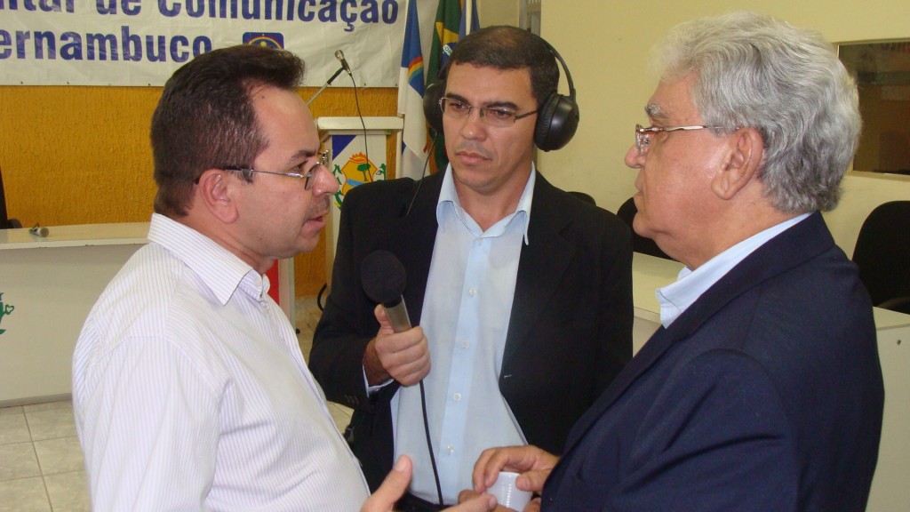 Com Anchieta Santos e Cléo Nicéas - Pres. Asserpe - Comissão Parlamentar - 2 de dezembro de 2011