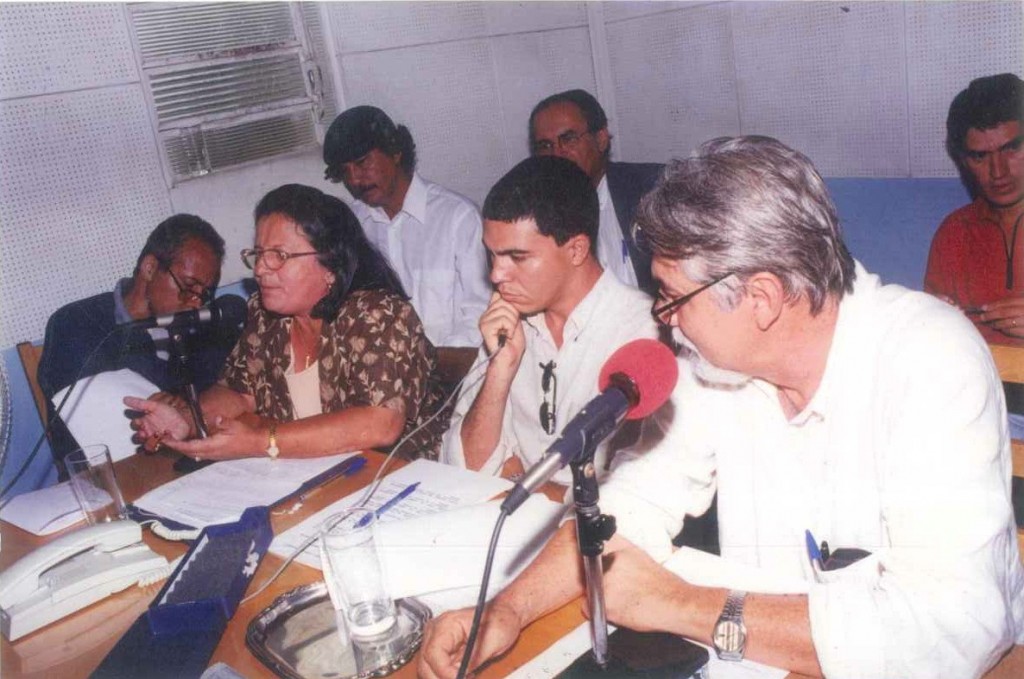 Primeiro debate da história na Rádio Pajeú - Totonho x Giza - outubro de 1999