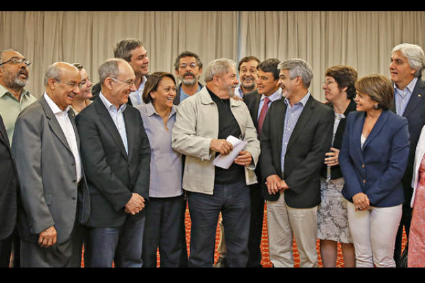 Pela manhã, Humberto teve encontro com lideranças do PT e o ex-presidente Lula