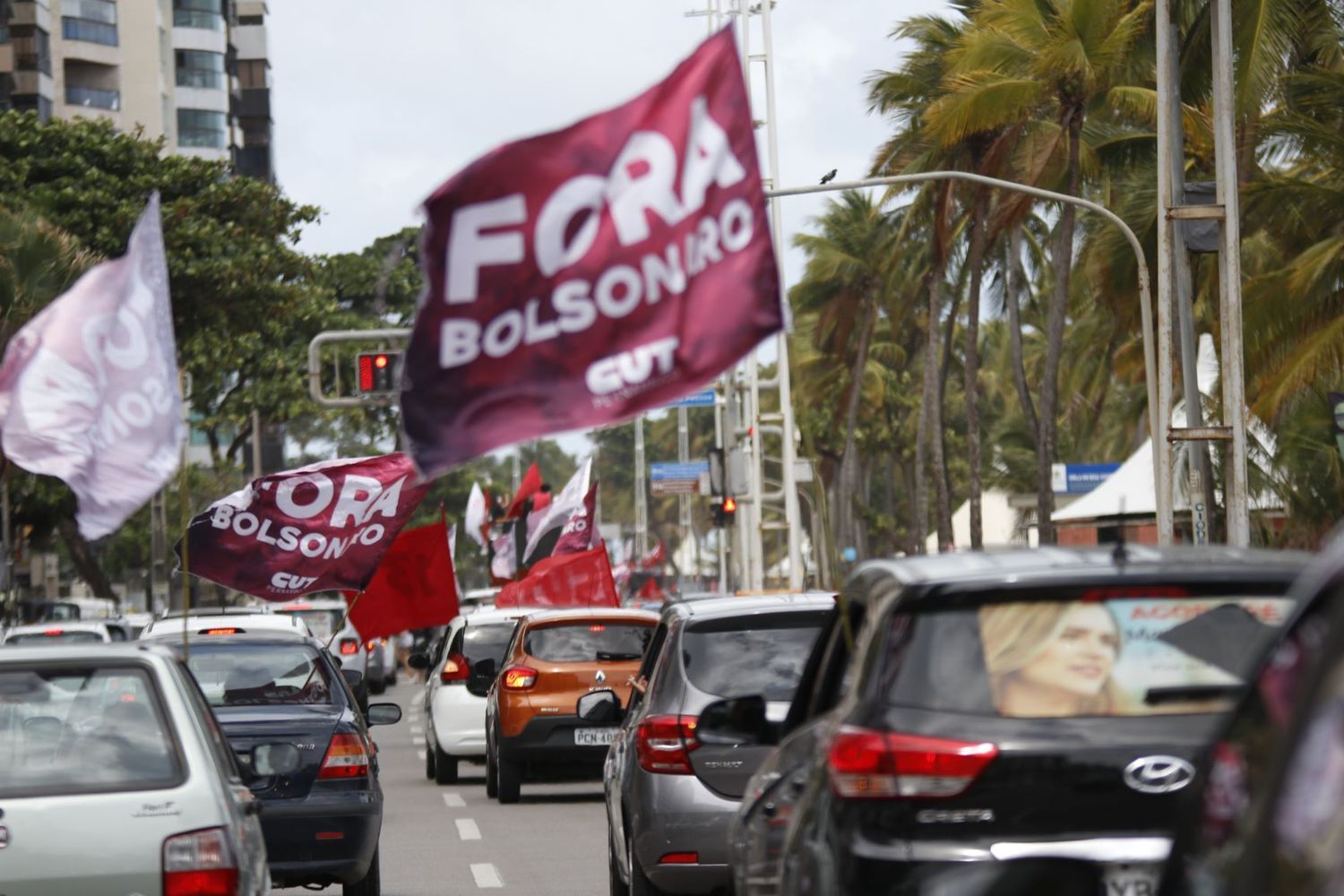 Movimentos Sociais Fazem Carreata Contra Bolsonaro No Recife Nill Junior